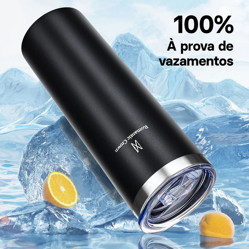 Copo térmico de aço inoxidável de 40 onças