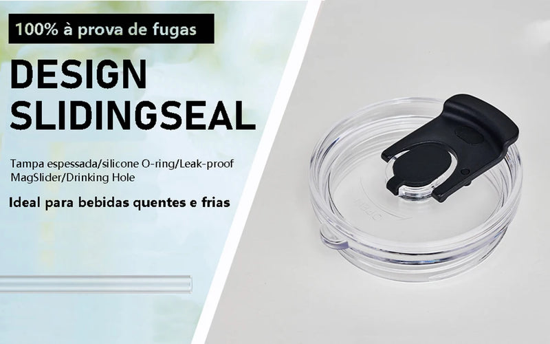 Copo térmico de aço inoxidável de 40 onças