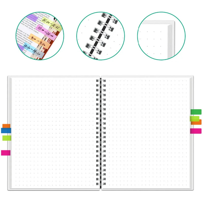 Caderno reutilizável inteligente A4