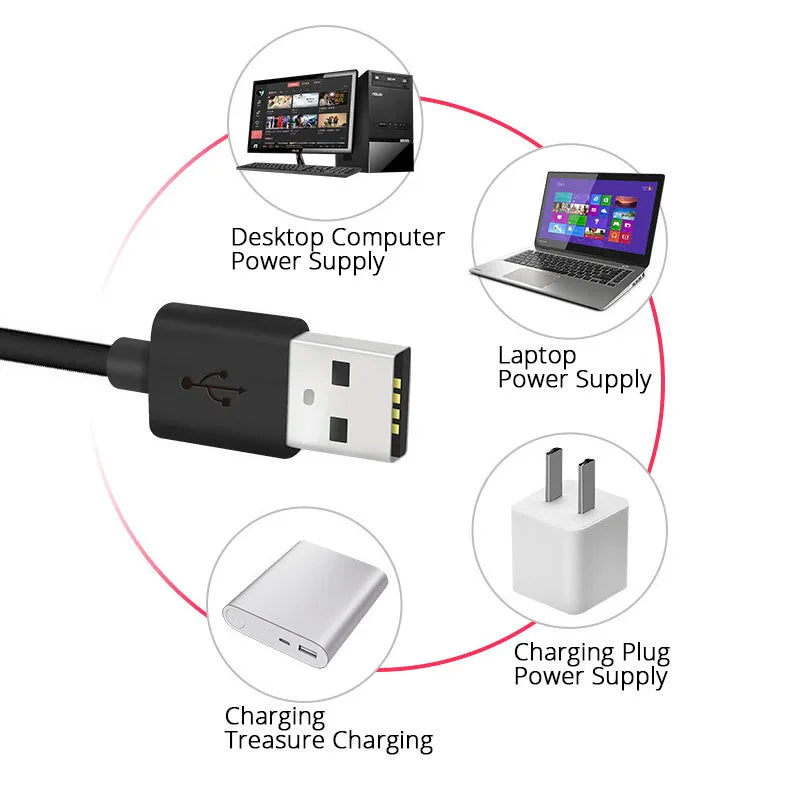 LED Ring Lights, 6,3 Polegadas, USB Desktop