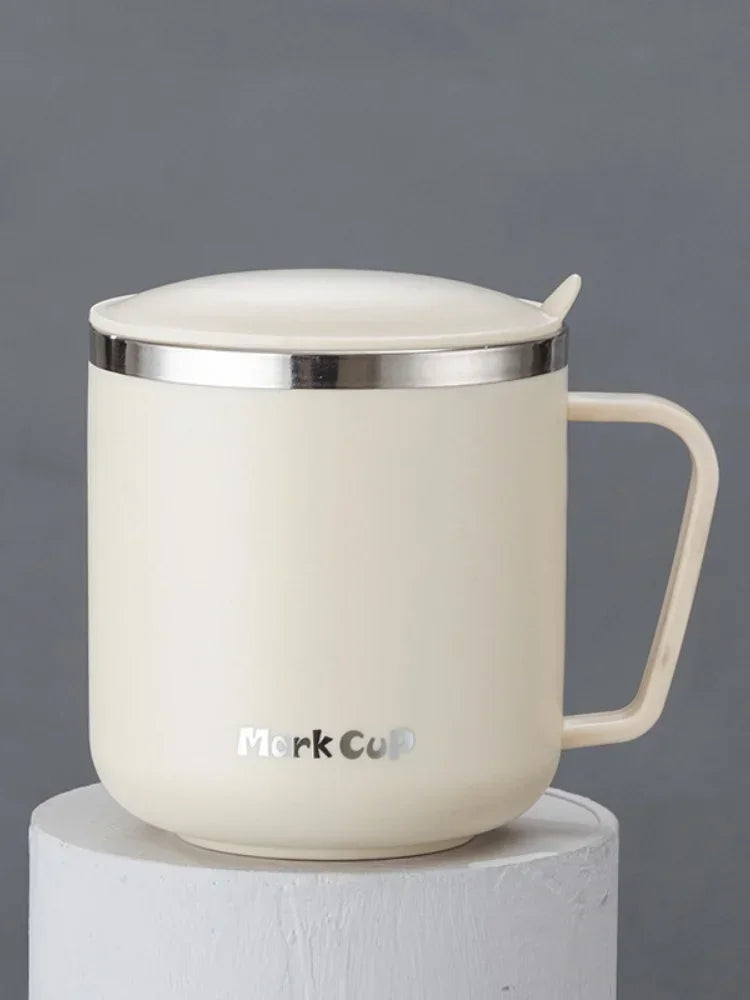 Canecas de Café de Aço Inoxidável 400ml, Antiqueda