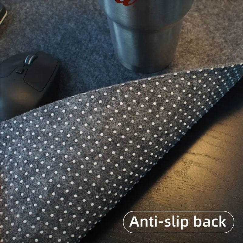 MousePad de Couro, Antiderrapante e Resistente a Arranhões.