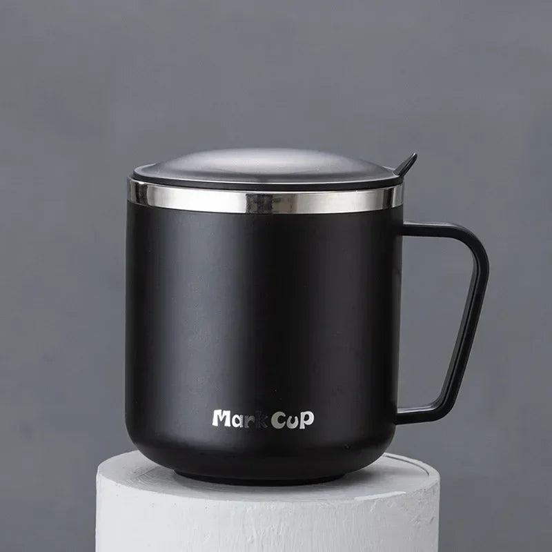 Canecas de Café de Aço Inoxidável 400ml, Antiqueda