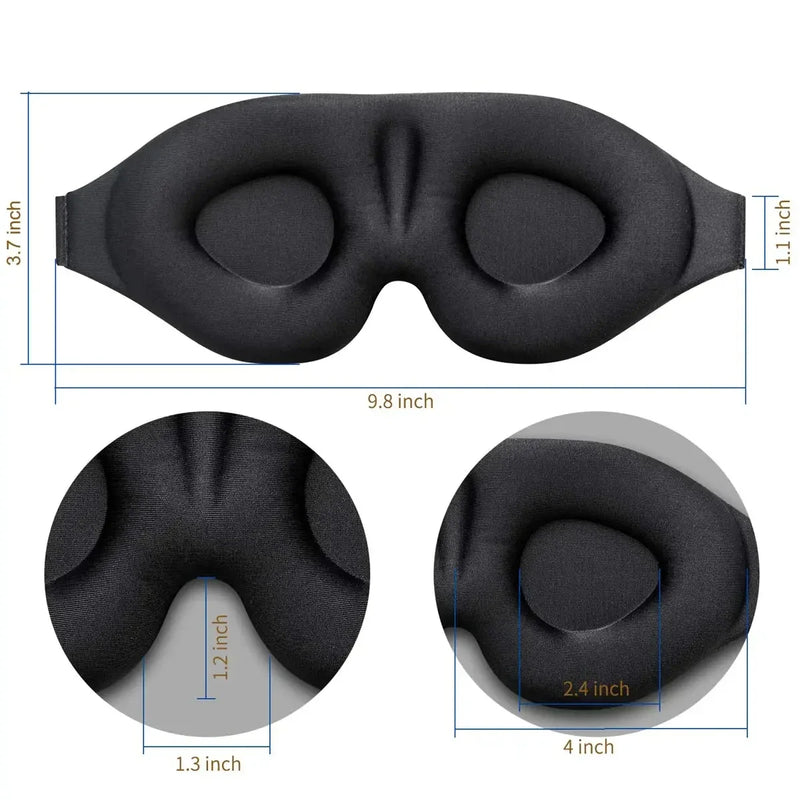 Máscara para os olhos para dormir 3D Blackout