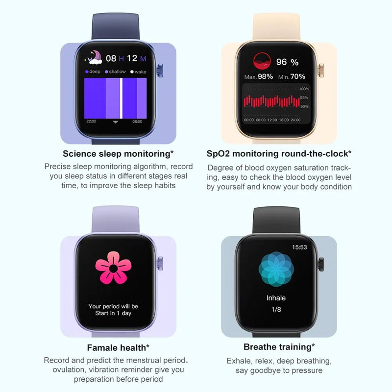 Smartwatch, Monitoramento de Saúde, À Prova D'Água, Notificações Inteligentes, Assistente de Voz - Modelo P71 Hiking