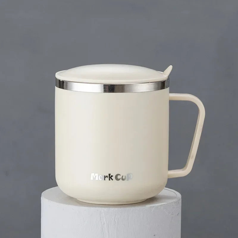 Canecas de Café de Aço Inoxidável 400ml, Antiqueda