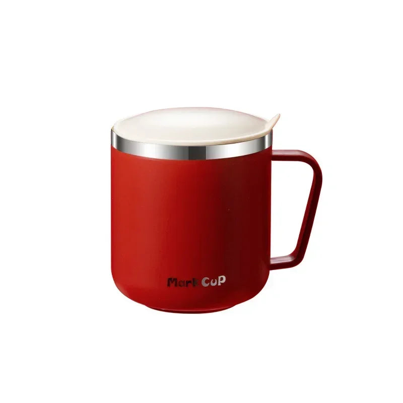 Canecas de Café de Aço Inoxidável 400ml, Antiqueda