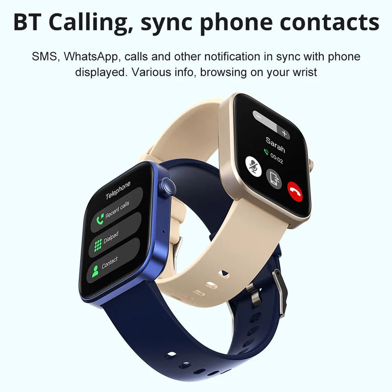 Smartwatch, Monitoramento de Saúde, À Prova D'Água, Notificações Inteligentes, Assistente de Voz - Modelo P71 Hiking