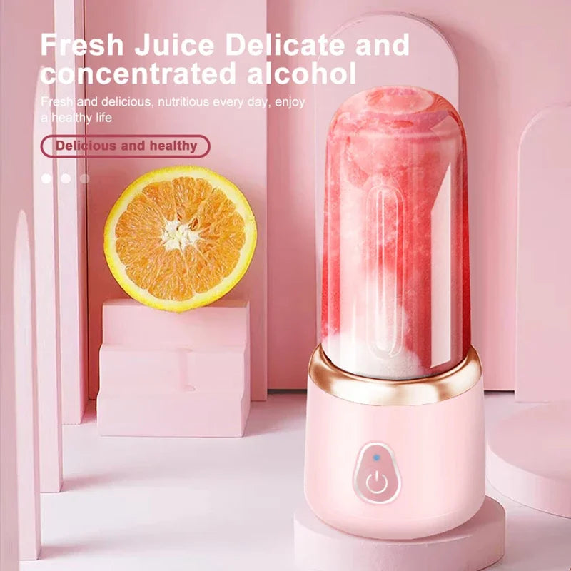 Liquidificador USB Recarregável para Shakes e Smoothies em Qualquer Lugar!