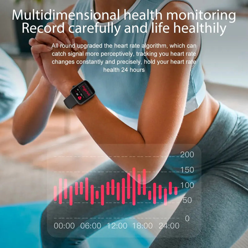 Smartwatch, Monitoramento de Saúde, À Prova D'Água, Notificações Inteligentes, Assistente de Voz - Modelo P71 Hiking