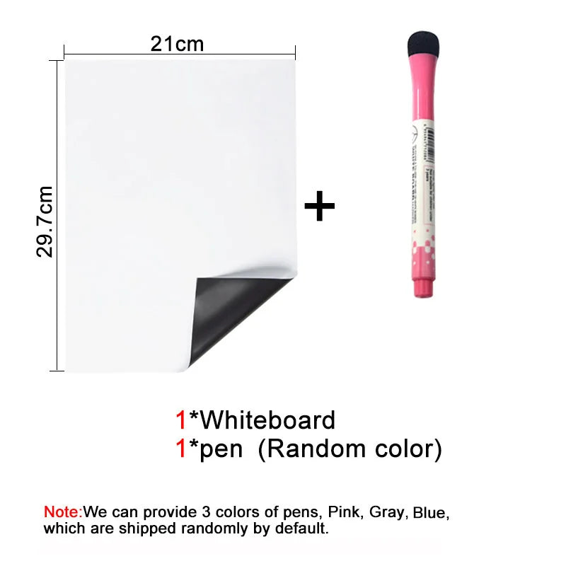 Quadro branco magnético A4 Apagável