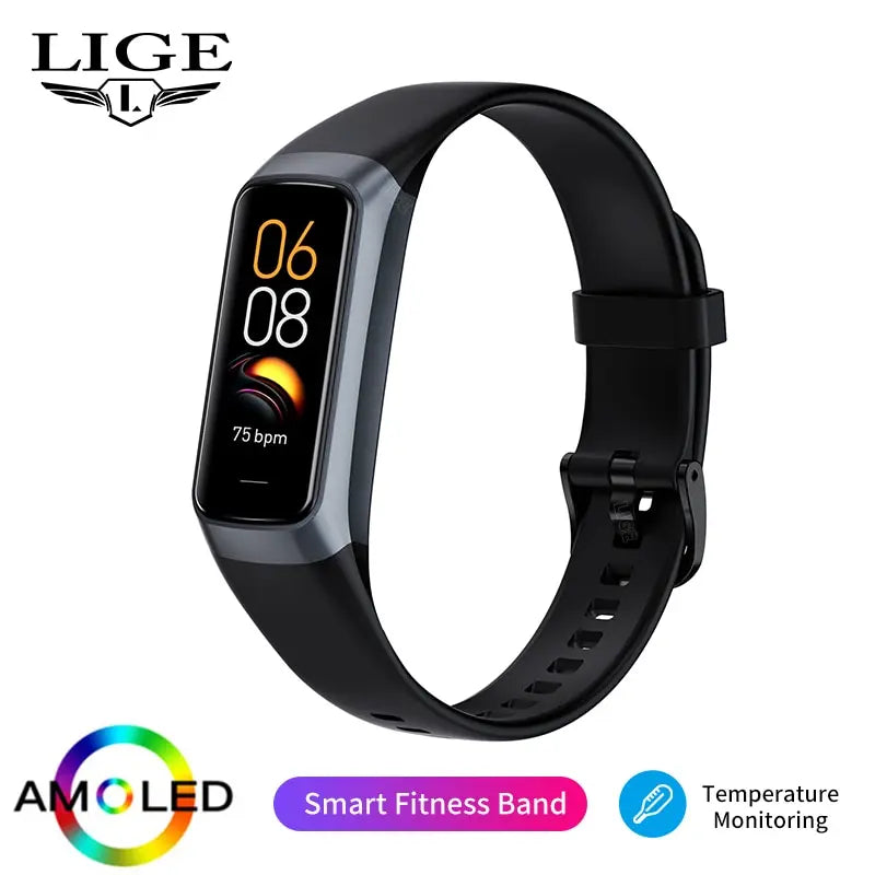 Smart Watch, Impermeável a Água,  Frequência Cardíaca - Modelo LGA 2024 Hiking