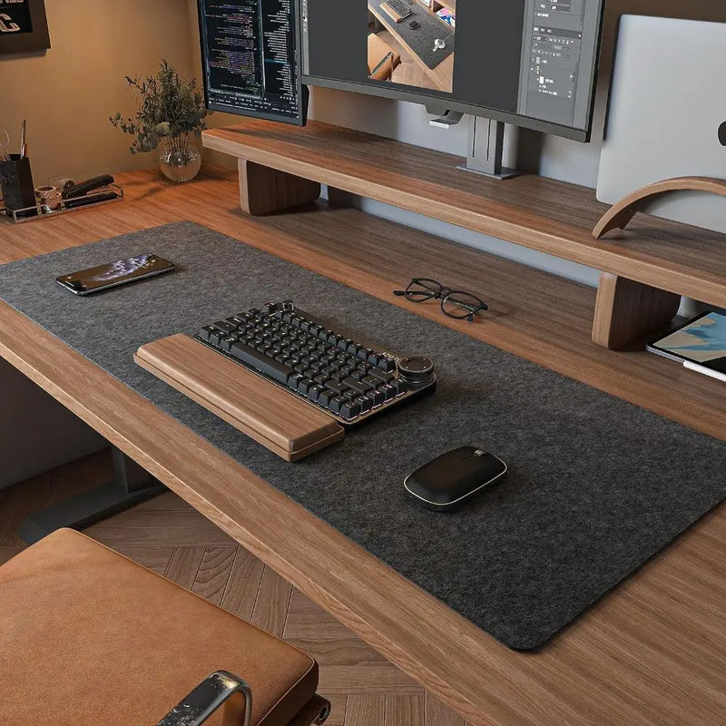 MousePad de Couro, Antiderrapante e Resistente a Arranhões.