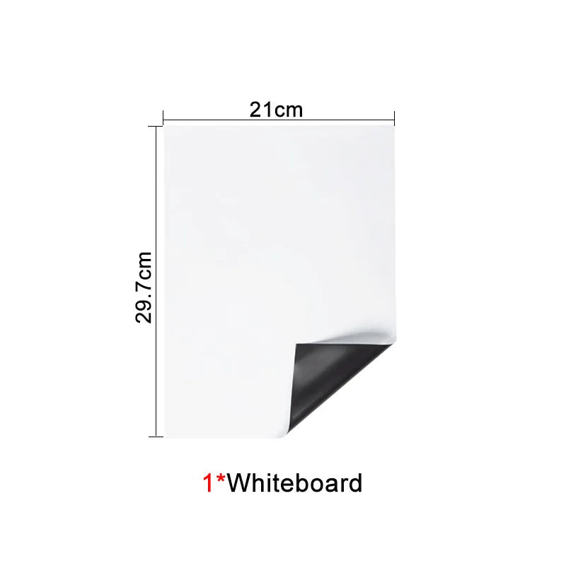 Quadro branco magnético A4 Apagável