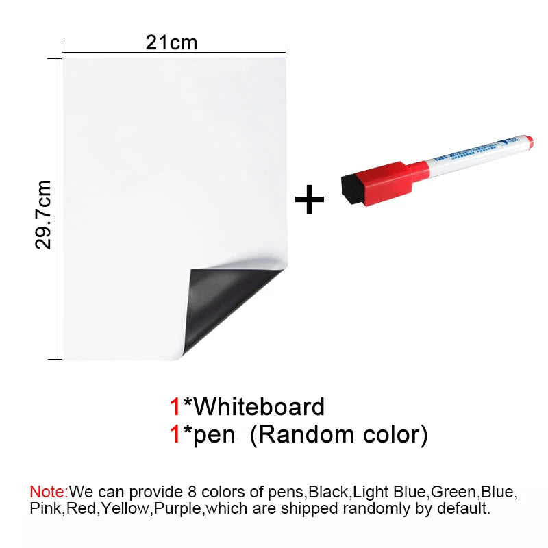 Quadro branco magnético A4 Apagável