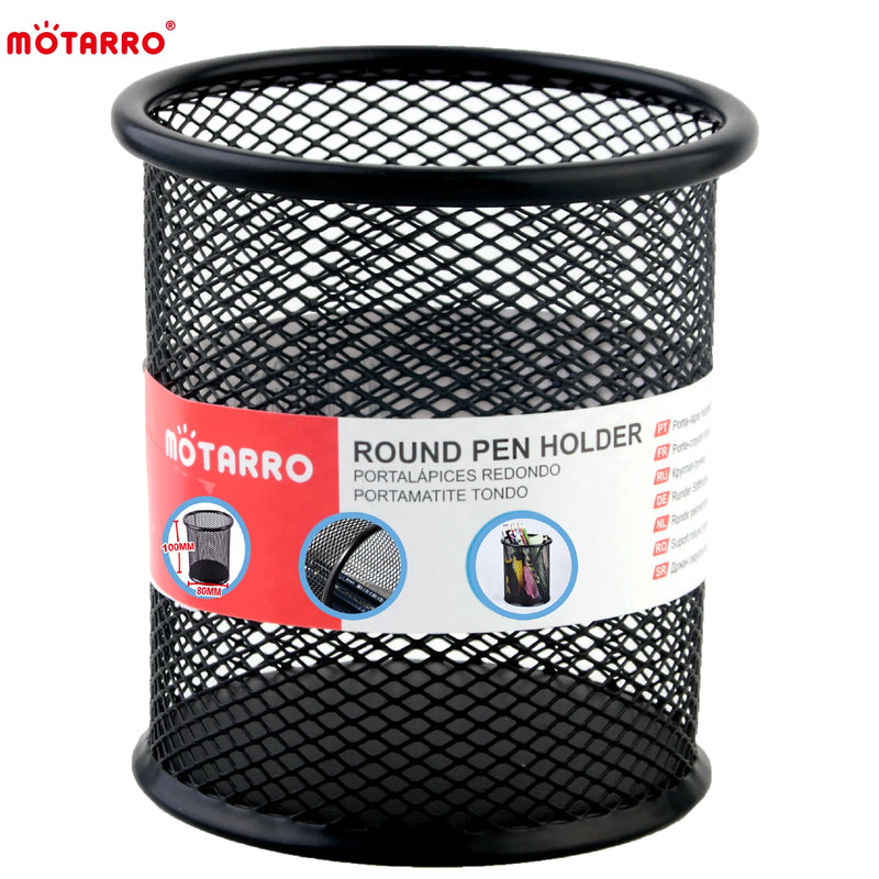 Porta Lápis de Metal para Mesa de Escritório