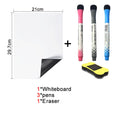 Quadro branco magnético A4 Apagável