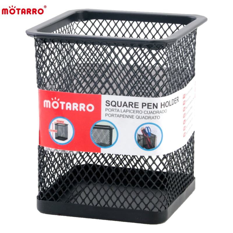Porta Lápis de Metal para Mesa de Escritório