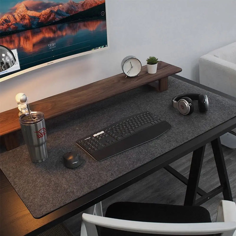 MousePad de Couro, Antiderrapante e Resistente a Arranhões.